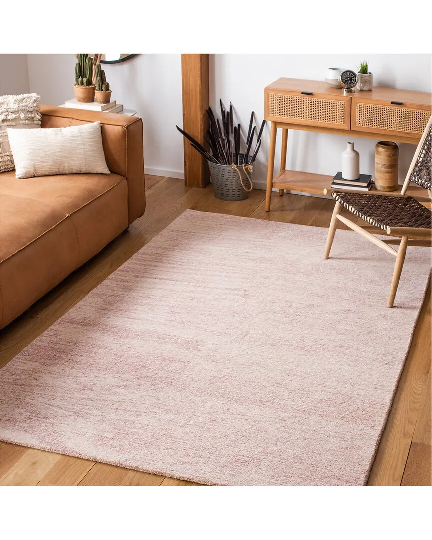 Metro Indian Wool & Cotton Rug - Pink