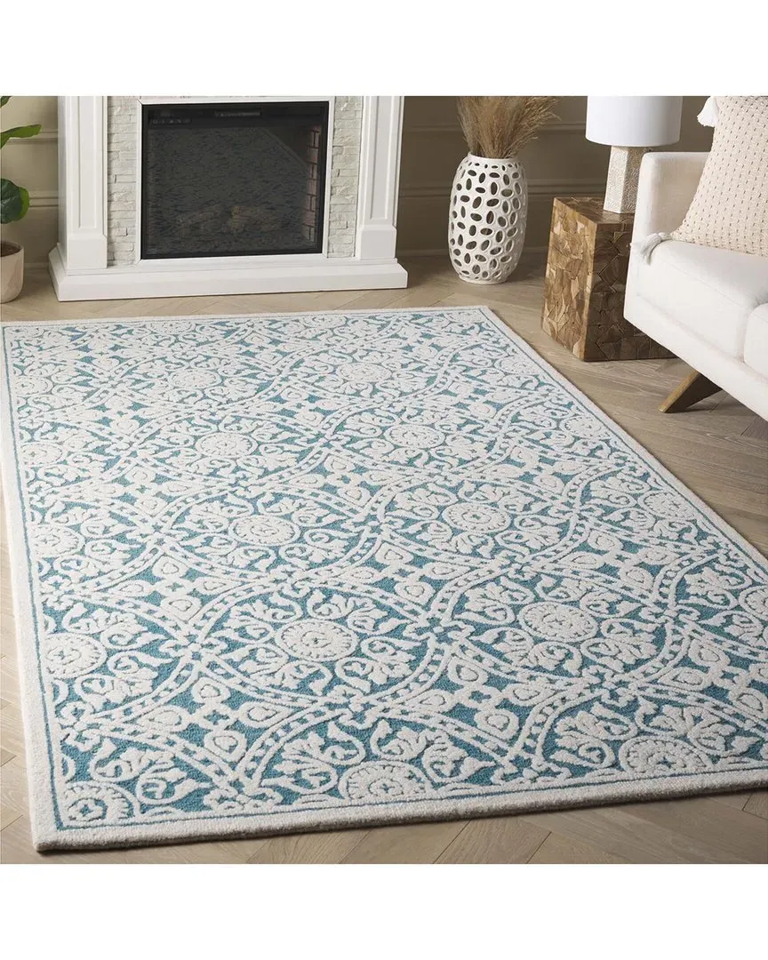 Metro Wool Pile Rug - Blue