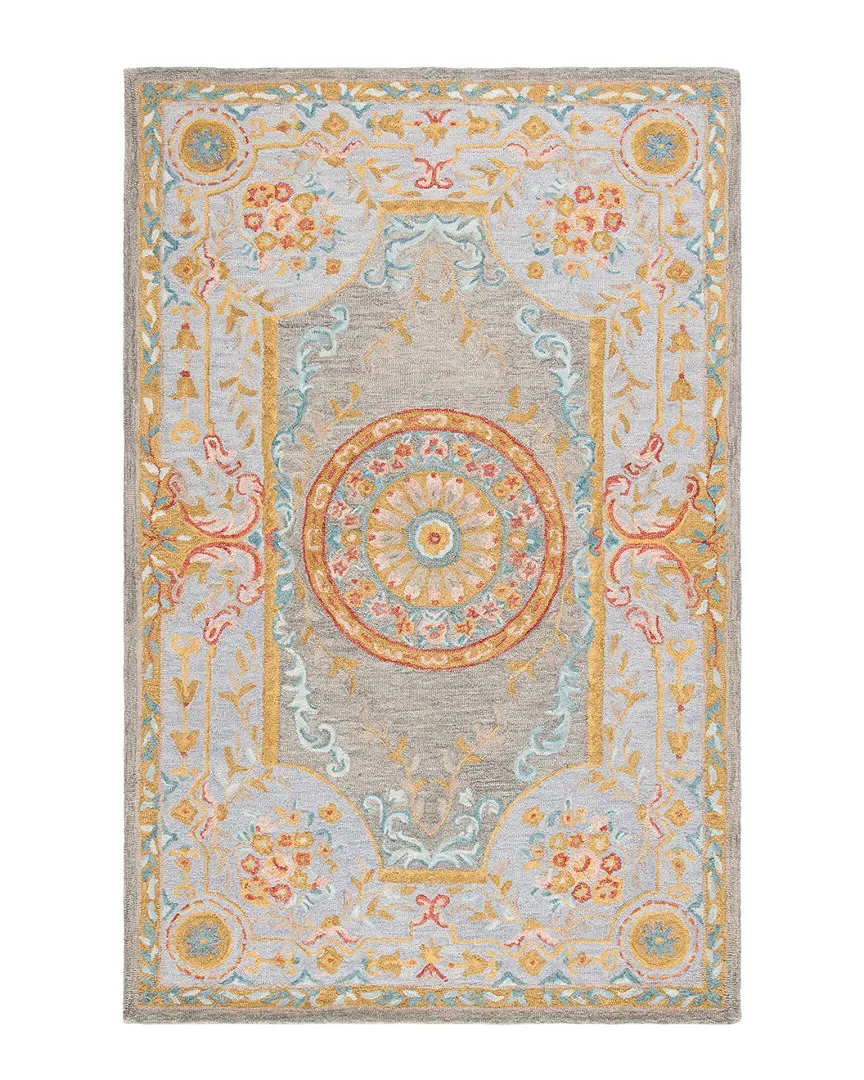 Micro-Loop Hand-Tufted Rug - Green, Wool