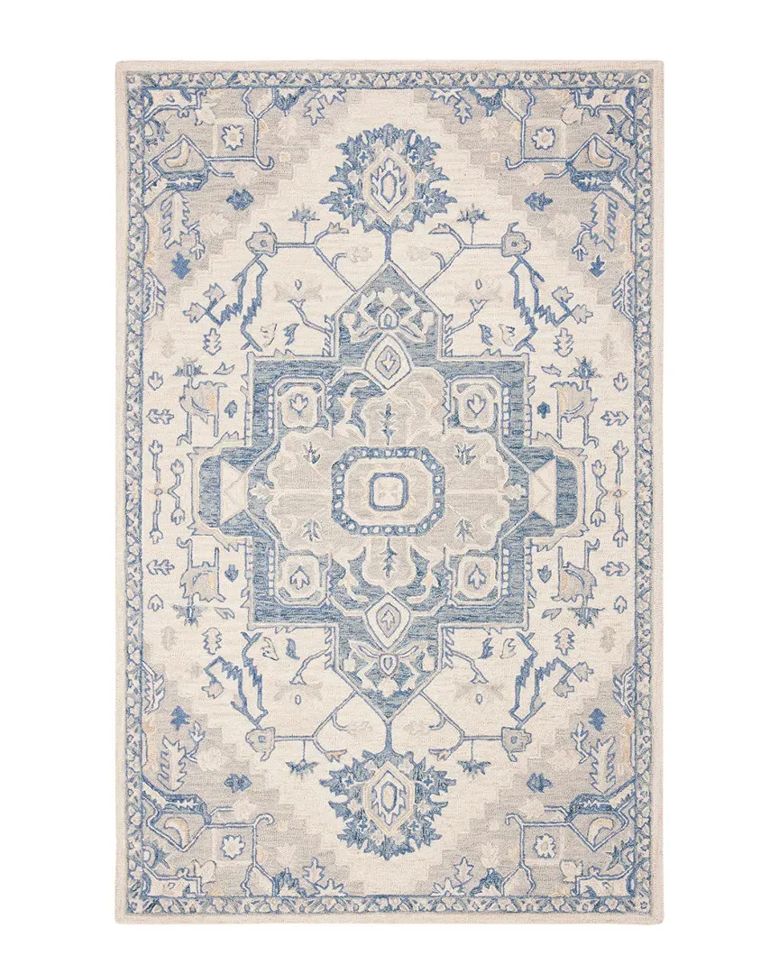 Micro-Loop Hand-Woven Rug - Ivory, Wool
