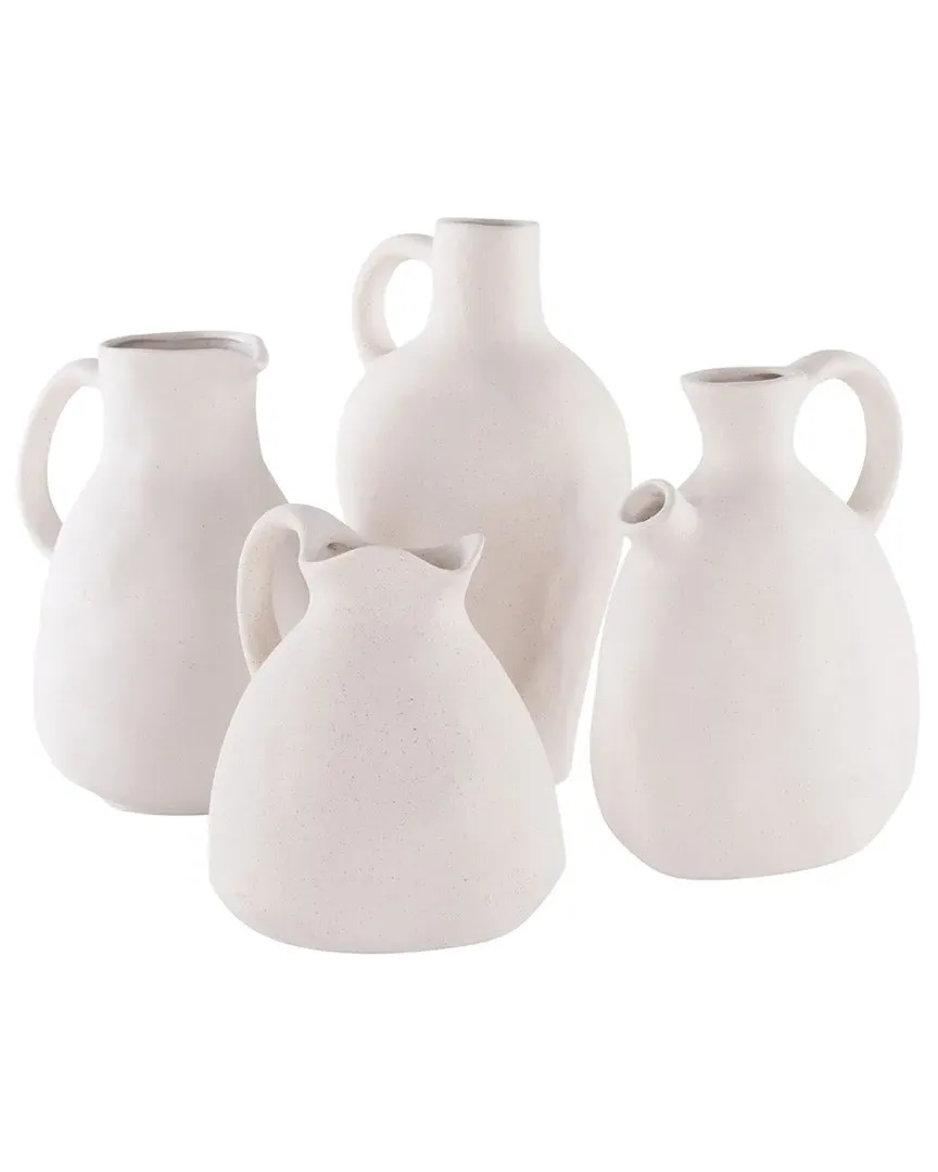 Misa Set of 4 Vases - Beige, Ceramic image