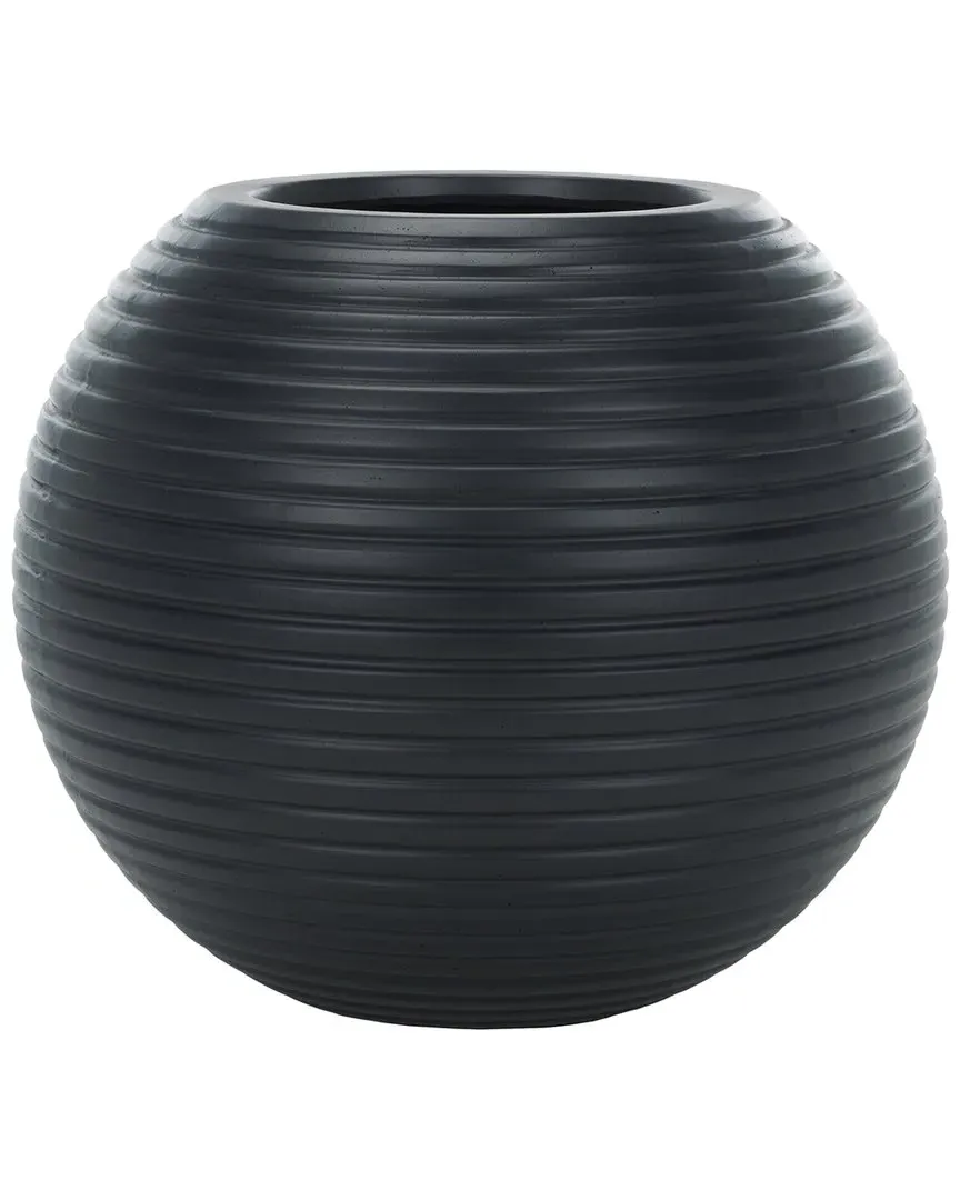 Mora Sphere Planter Pot - Black, Ficonstone