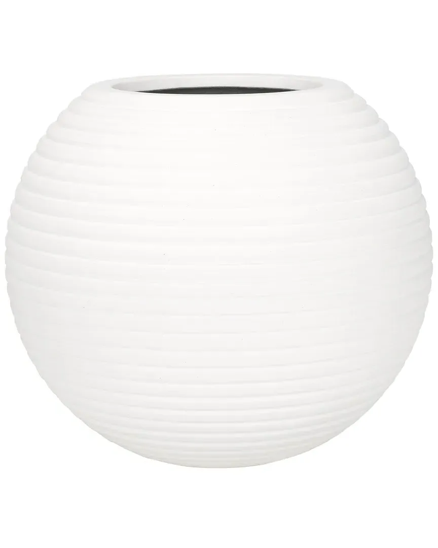 Mora Sphere Planter Pot - White, Ficonstone