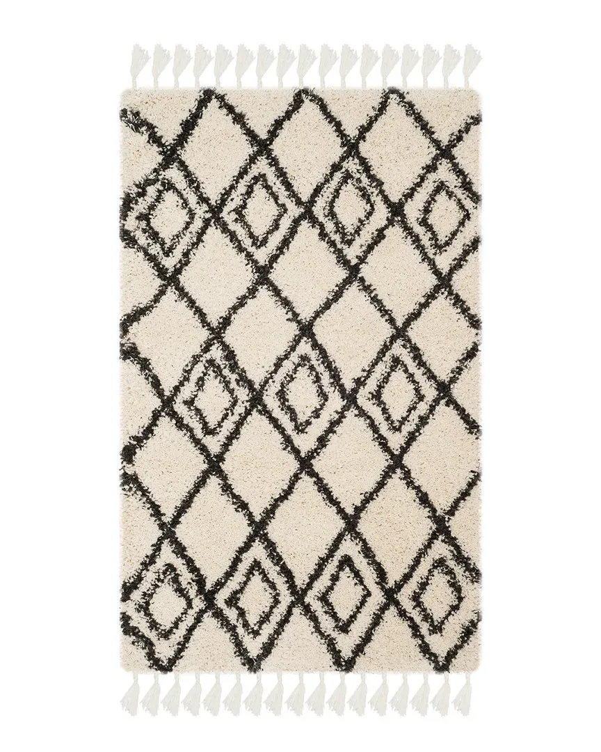 Moroccan Shag Rug - Cream, Polypropylene image