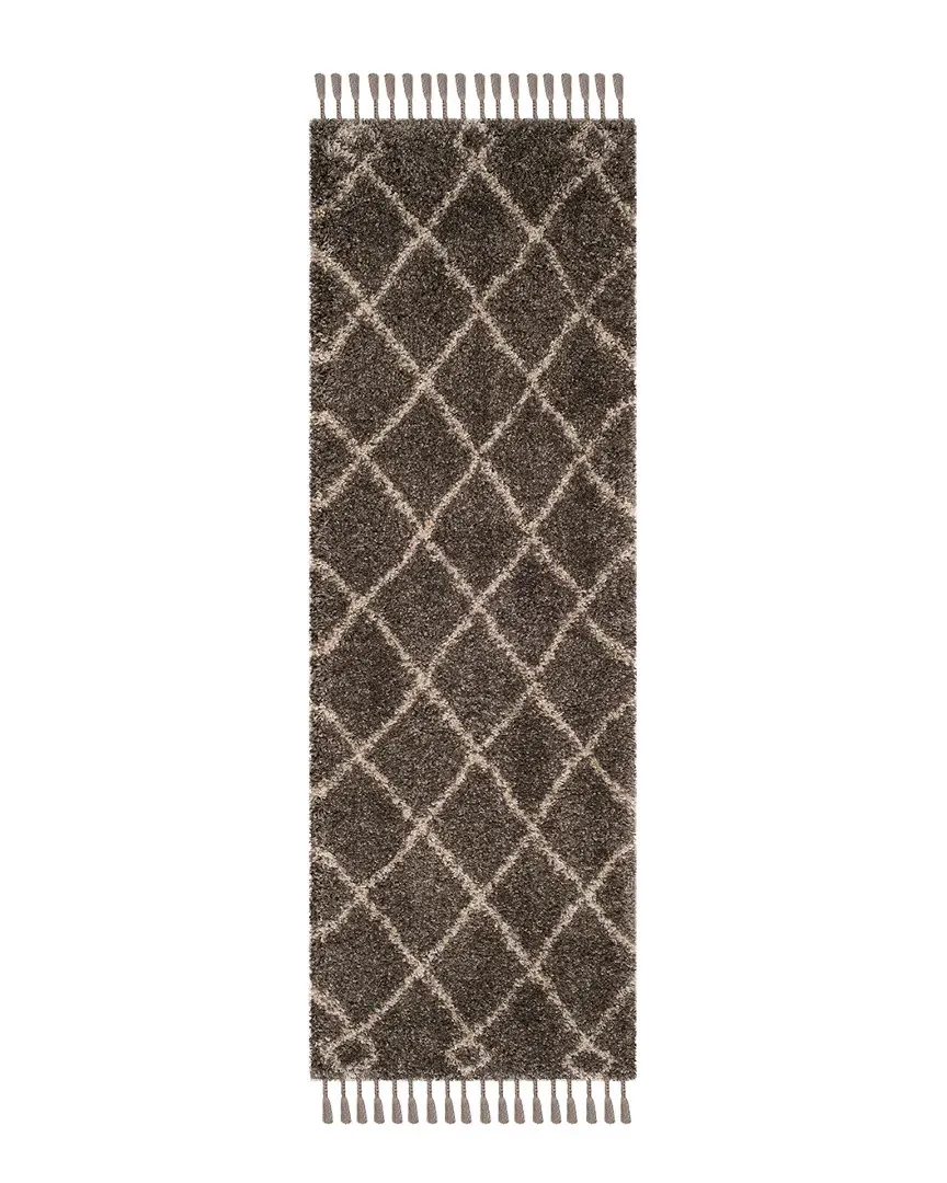 Moroccan Shag Rug - Grey, Polypropylene
