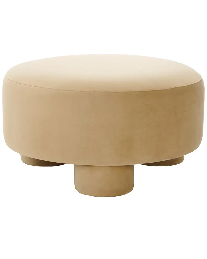 Naref Cocktail Ottoman - Tan image