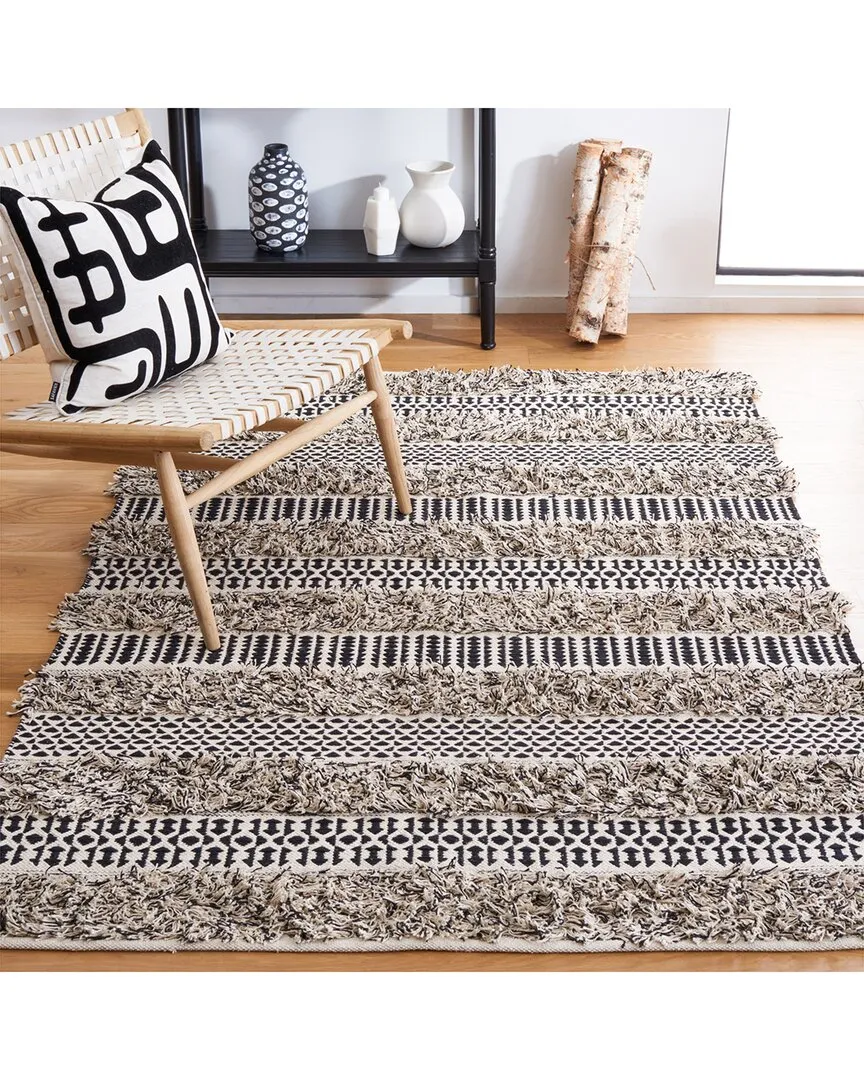 Natura Cotton Rug - Black, Cotton image