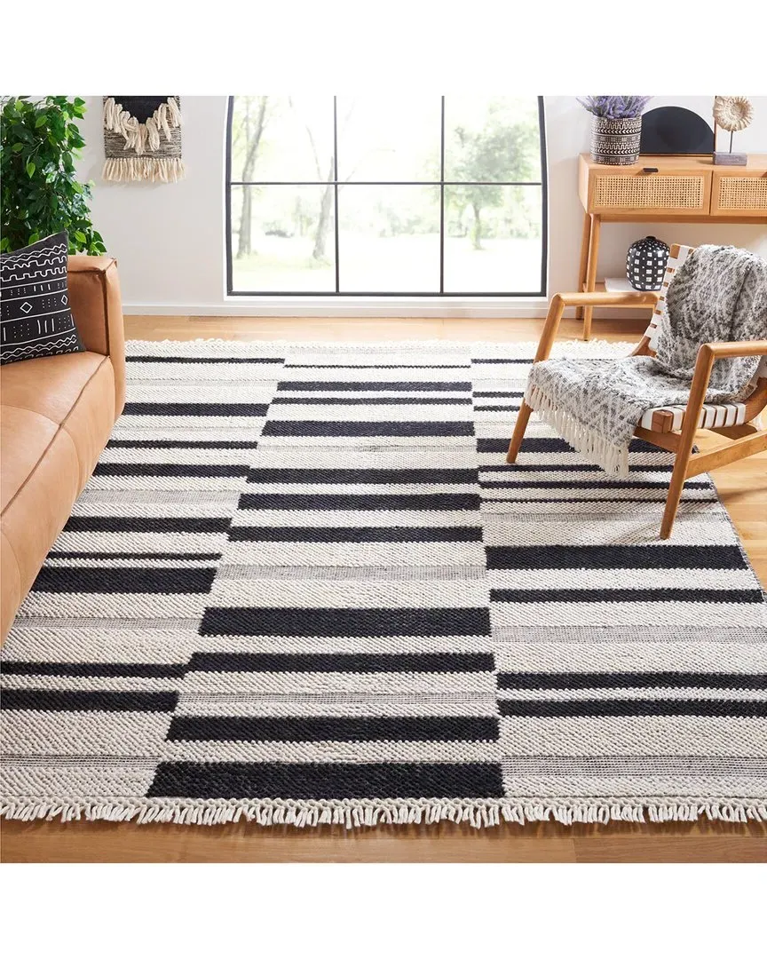 Natura Flat Weave Rug - Ivory, Wool Cotton