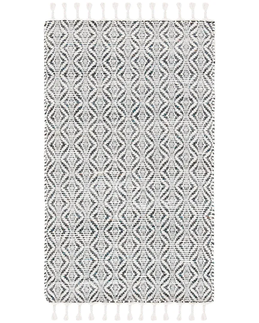 Natura Hand Loomed Rug - Charcoal, Polyester & Wool