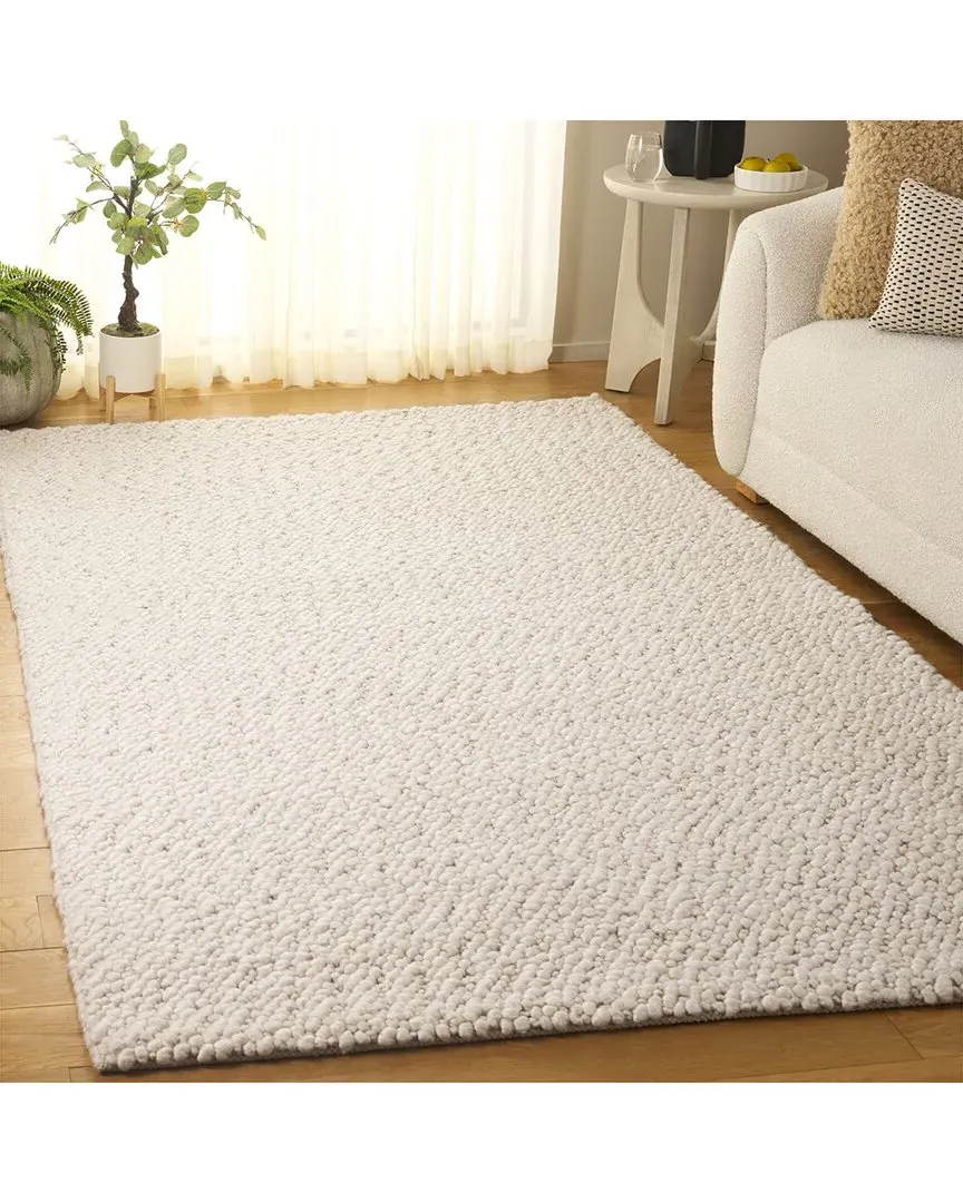 Natura Hand Woven Rug - Beige, Wool