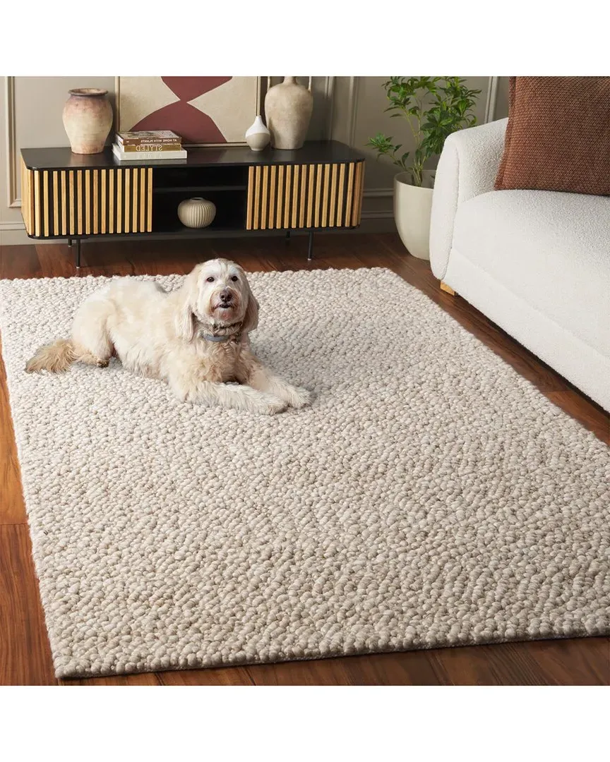 Natura Hand Woven Rug - Beige, Wool