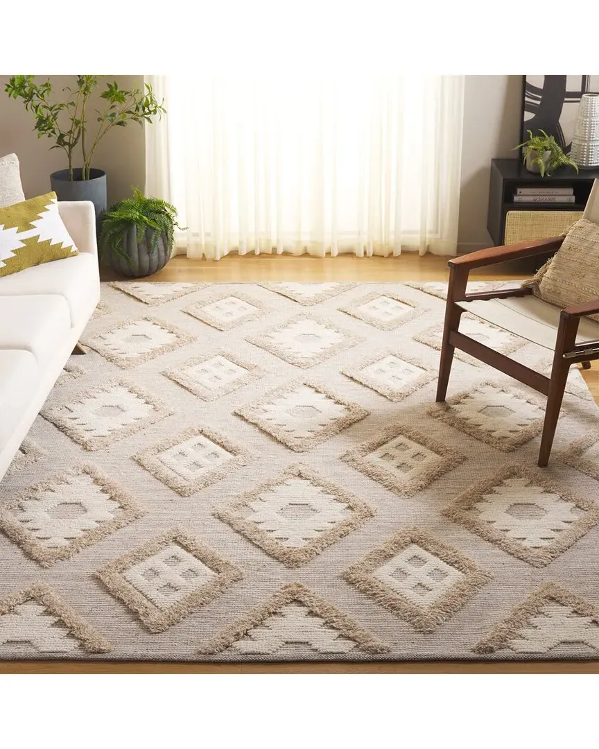 Natura Hand Woven Rug - Brown, Wool