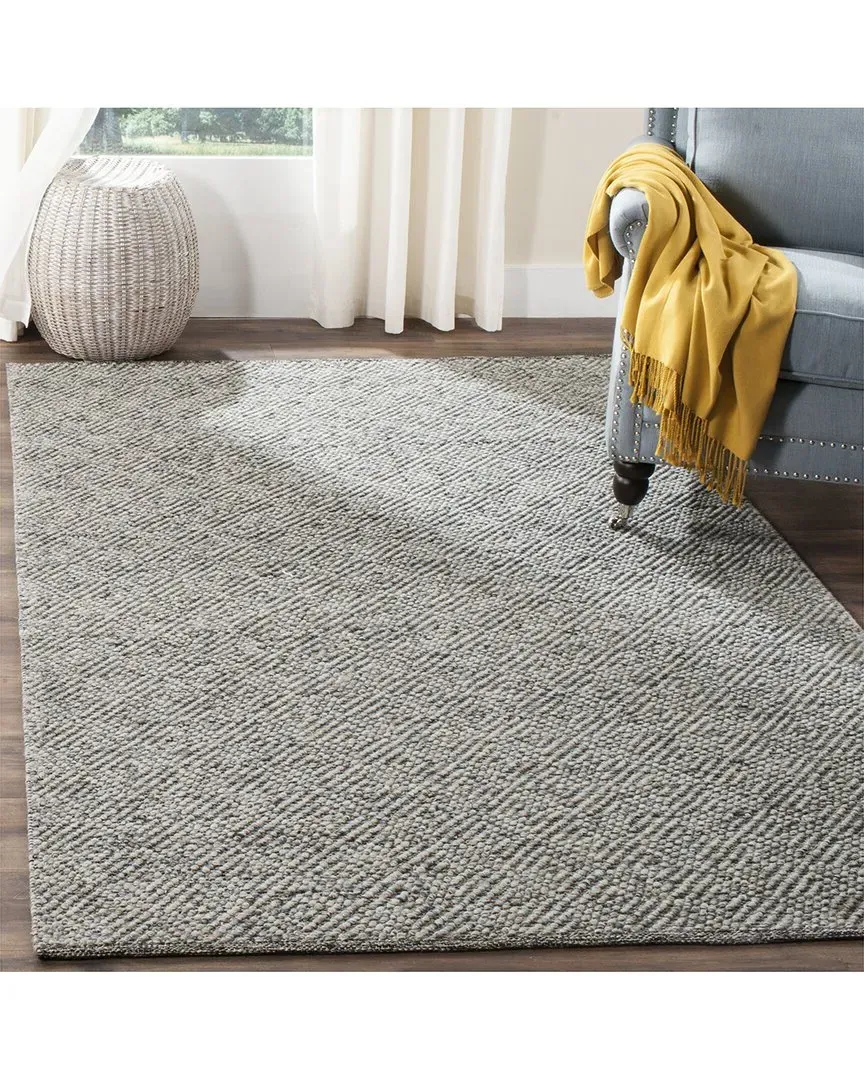 Natura Hand-Woven Rug - Camel Grey, Wool Cotton
