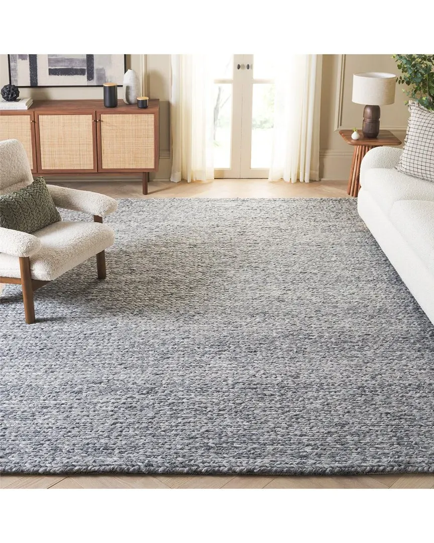 Natura Hand Woven Rug - Grey, Wool