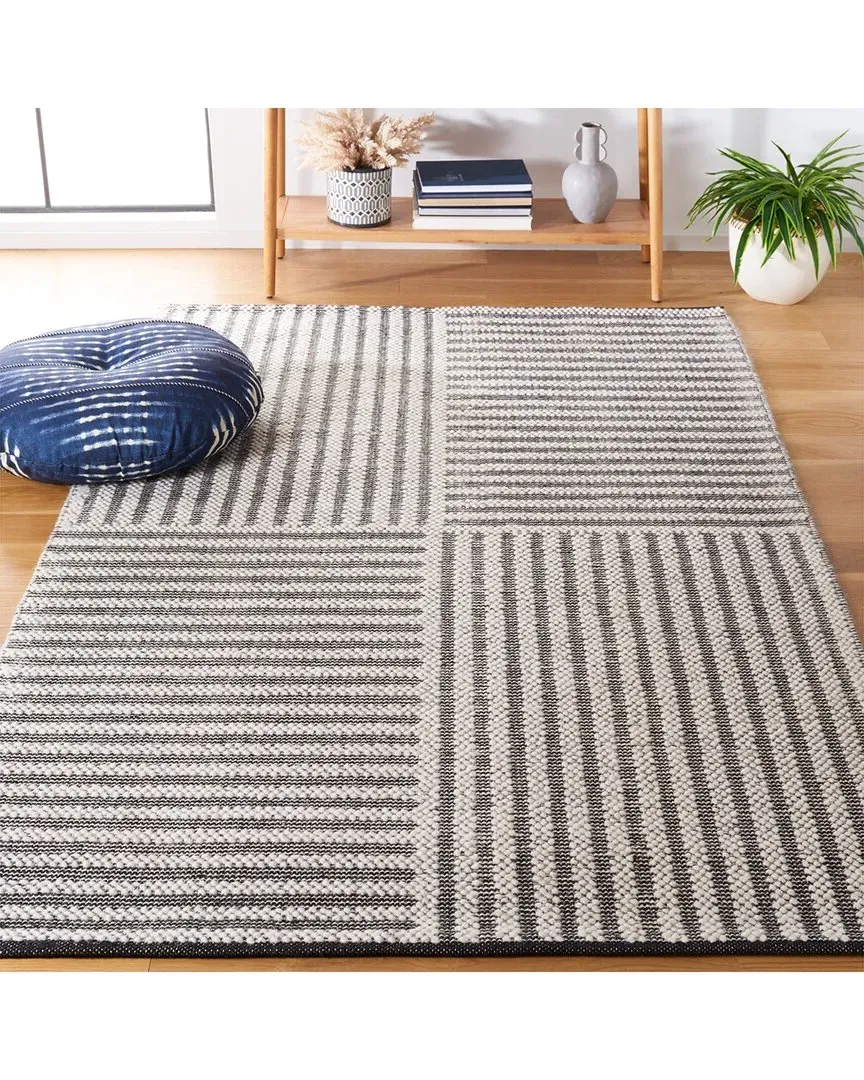 Natura Hand Woven Rug - Ivory, Wool Cotton