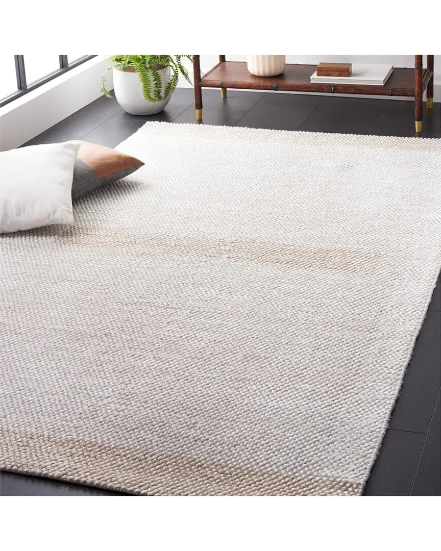 Natura Hand Woven Rug - Ivory, Wool