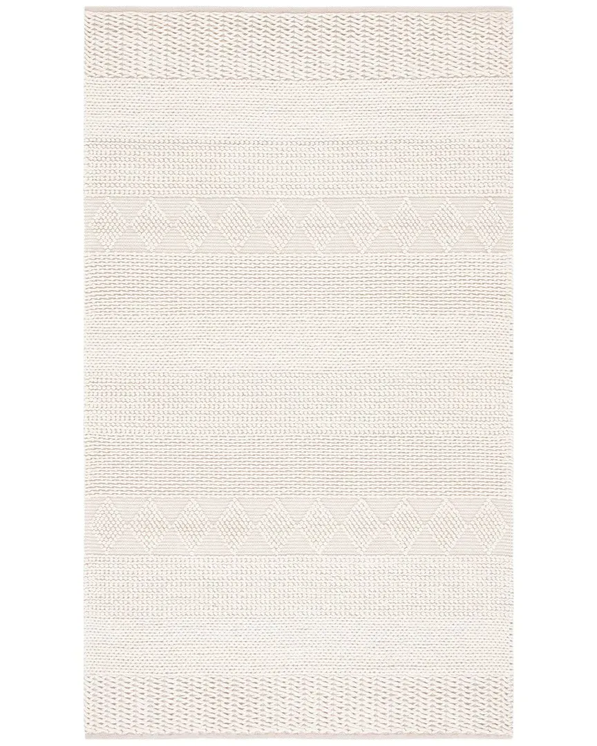 Natura Hand Woven Rug - Ivory, Wool