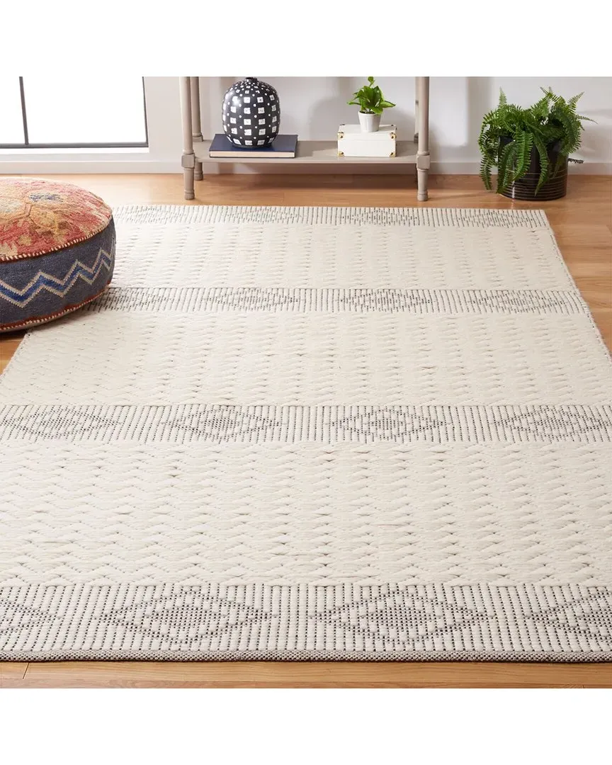 Natura Hand Woven Rug - Ivory, Wool