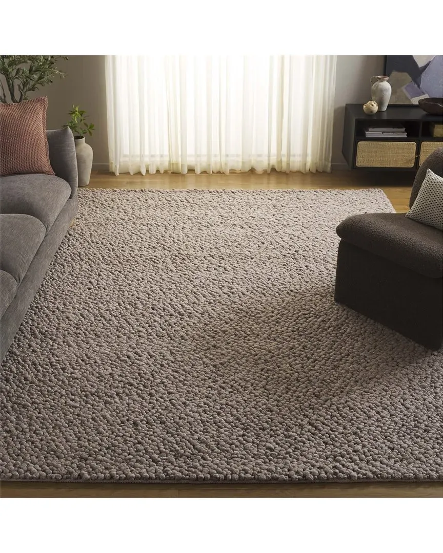 Natura Hand Woven Rug - Taupe, Wool image