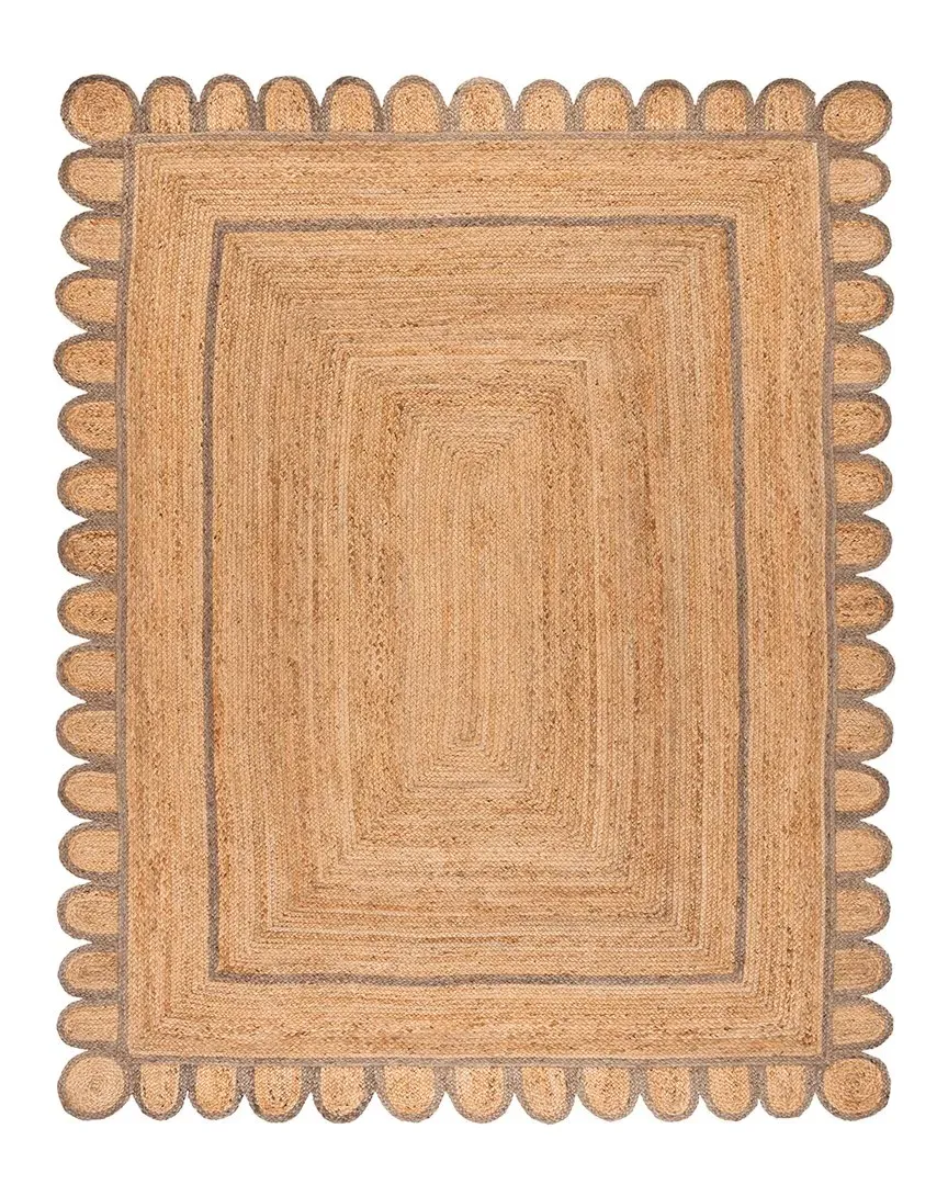 Natural Fiber Jute Rug - Brown image