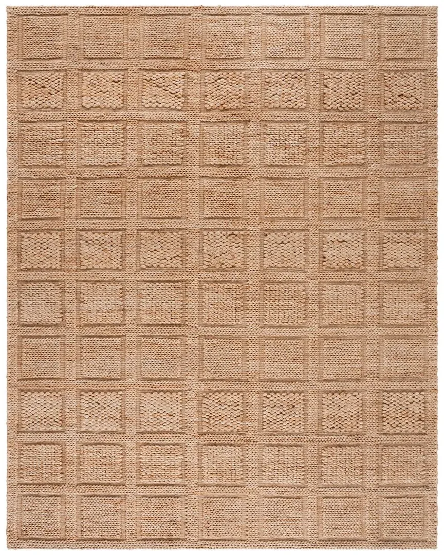 Natural Fiber Jute Rug - Brown