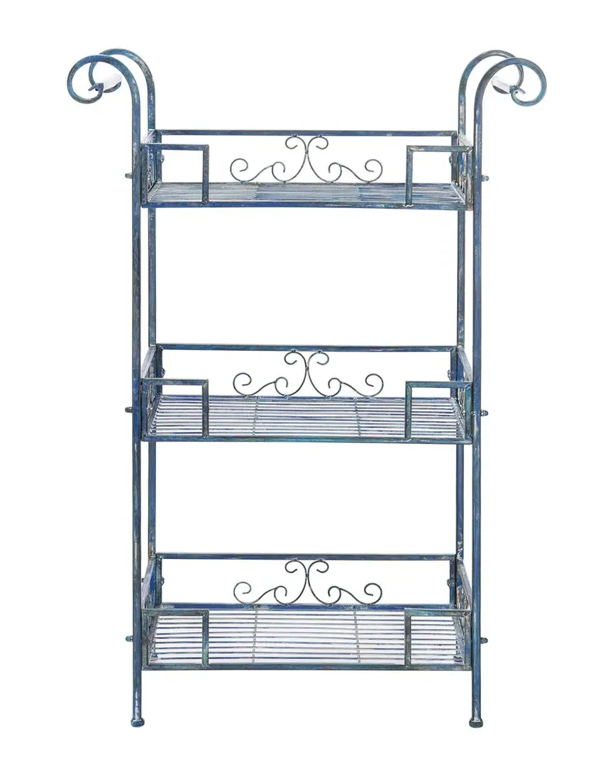 Noreen 3-Tier Shelf - Antique Blue, Iron image