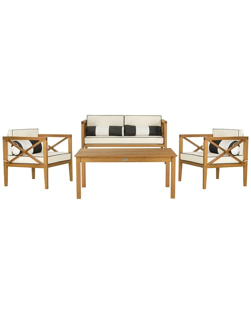 Nunzio 4-Piece Outdoor Set - Teak image