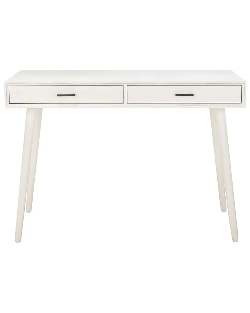 O'Dwyer 2-Drawer Desk - Distressed White, Pine