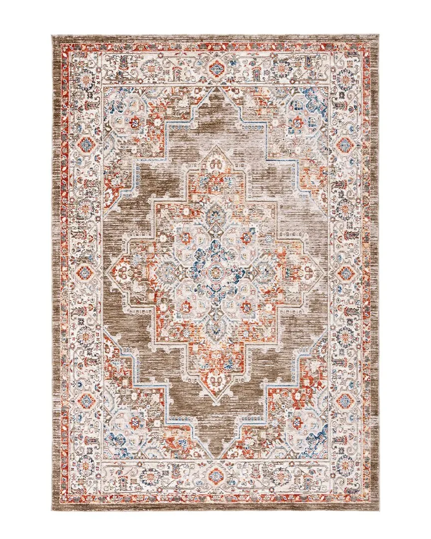 Olympia Medallion Rug - Green, Polyester image