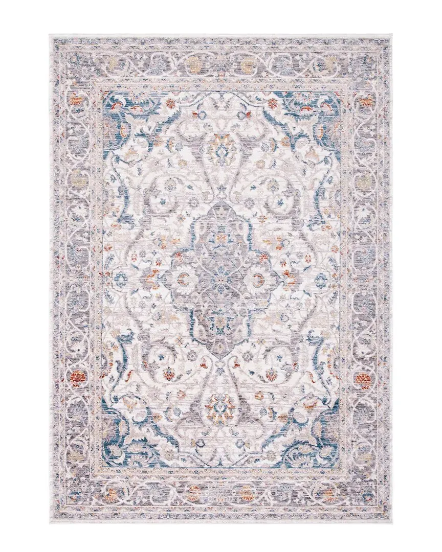 Olympia Medallion Rug - Grey, Polyester