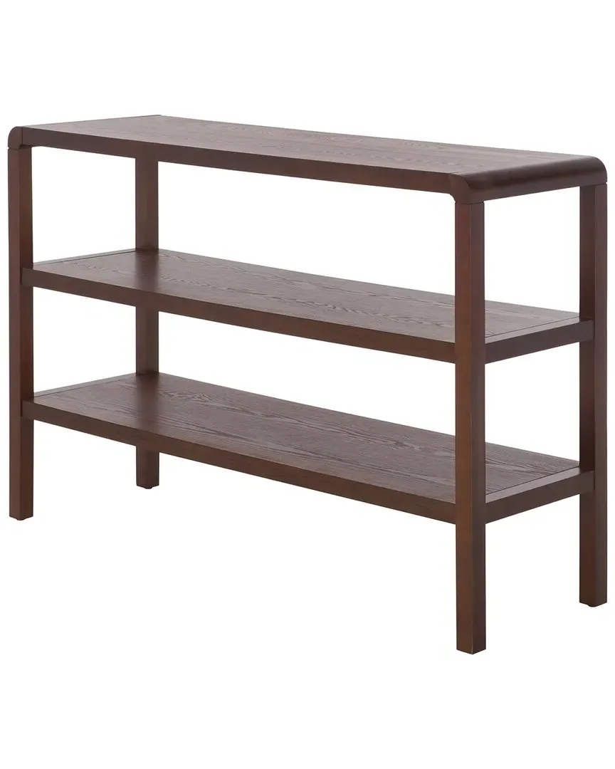 Omara 2-Shelf Console Table - Walnut, Wood
