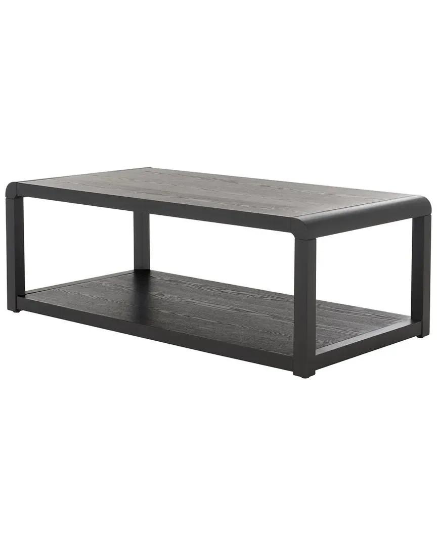 Omara 2-Tier Coffee Table - Black, Wood image