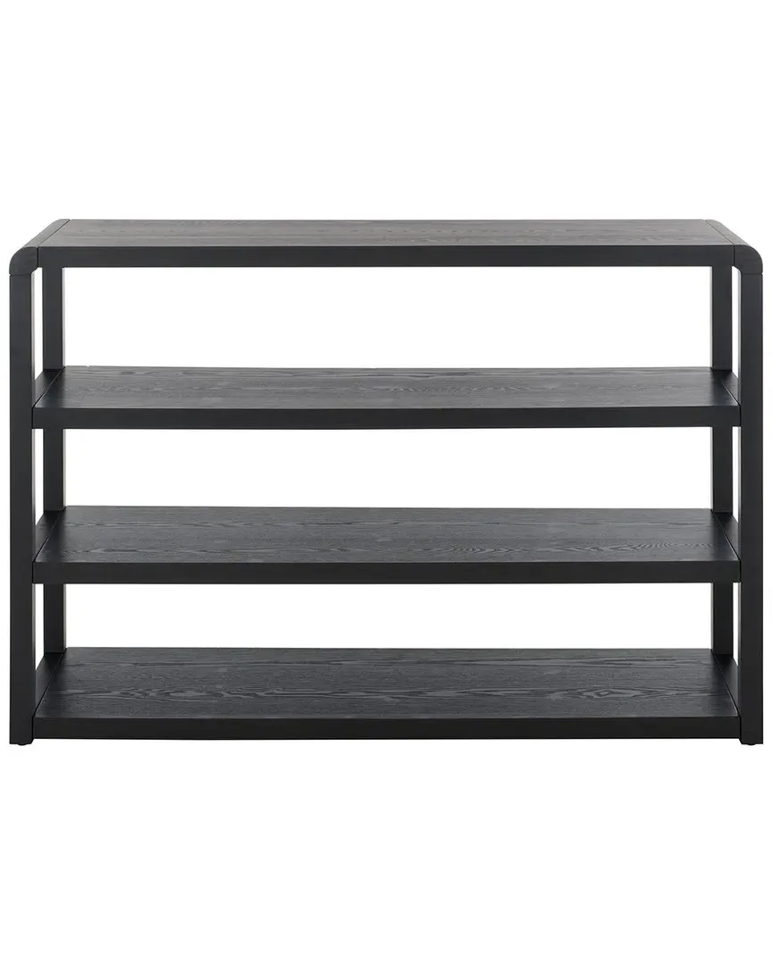 Omara 4-Tier Console Table - Black, Wood image