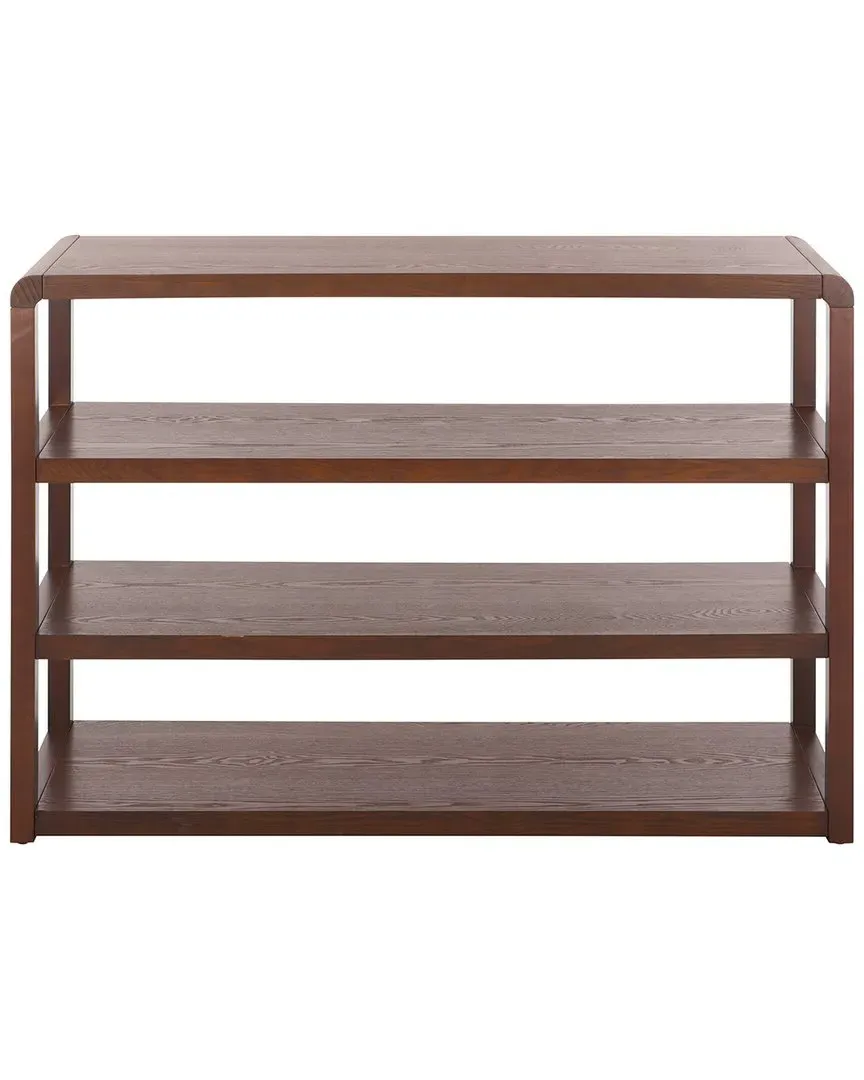 Omara 4-Tier Console Table - Walnut, Wood