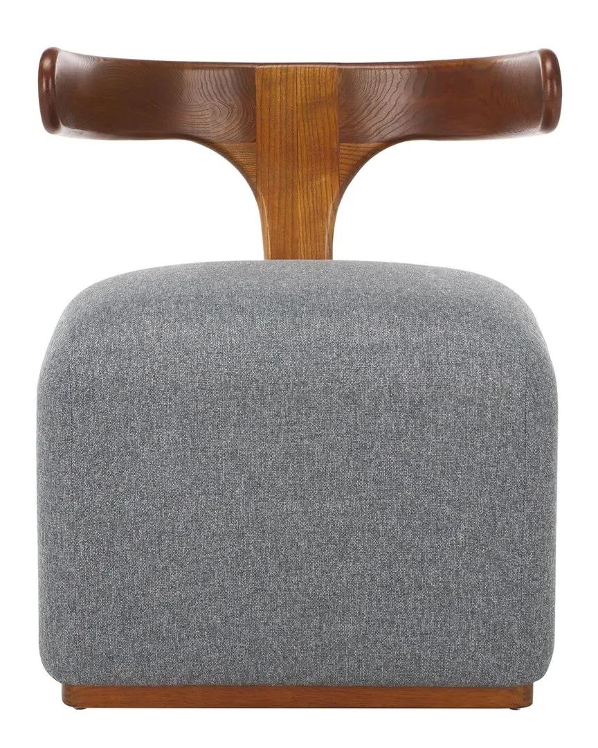 Oreus Accent Chair - Grey, Walnut