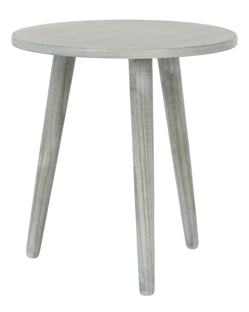 Orion Round Accent Table - Slate Grey, Pine
