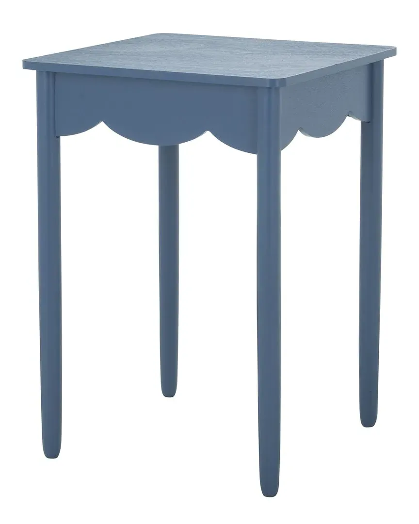 Paislyn Accent Table - Blue, Pine Wood image