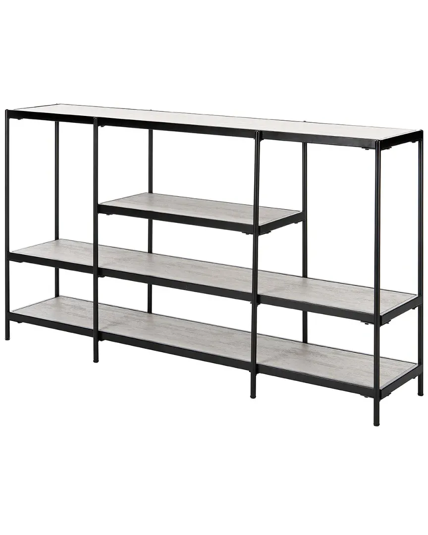 Petra 3-Tier Console Table - Beige, Wood image