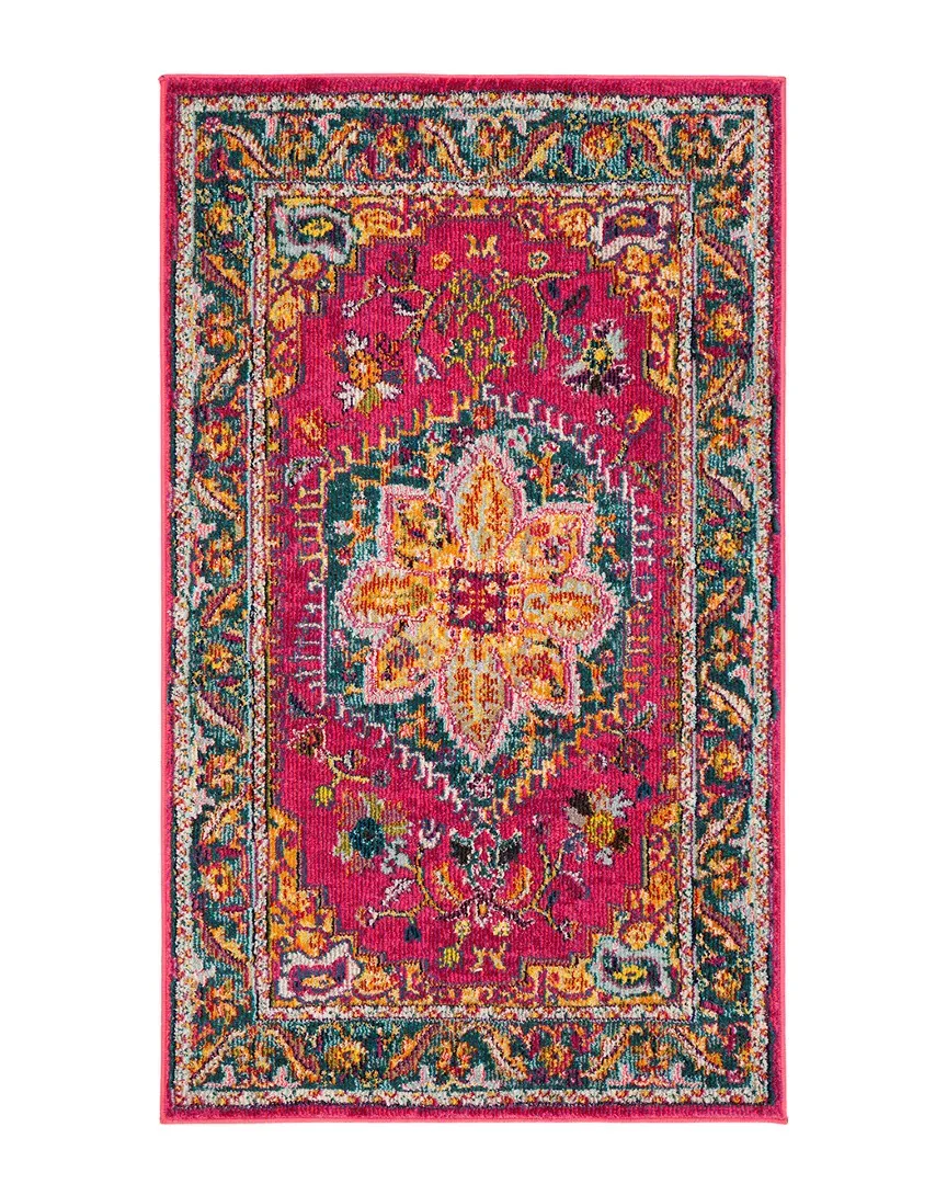 Phoenix Power Loomed Rug - Fuchsia, Polypropylene