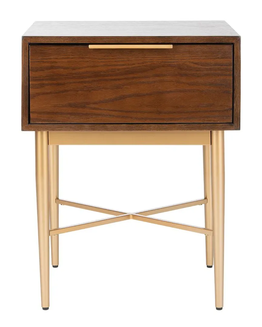 Pierre 1-Drawer Nightstand - Walnut
