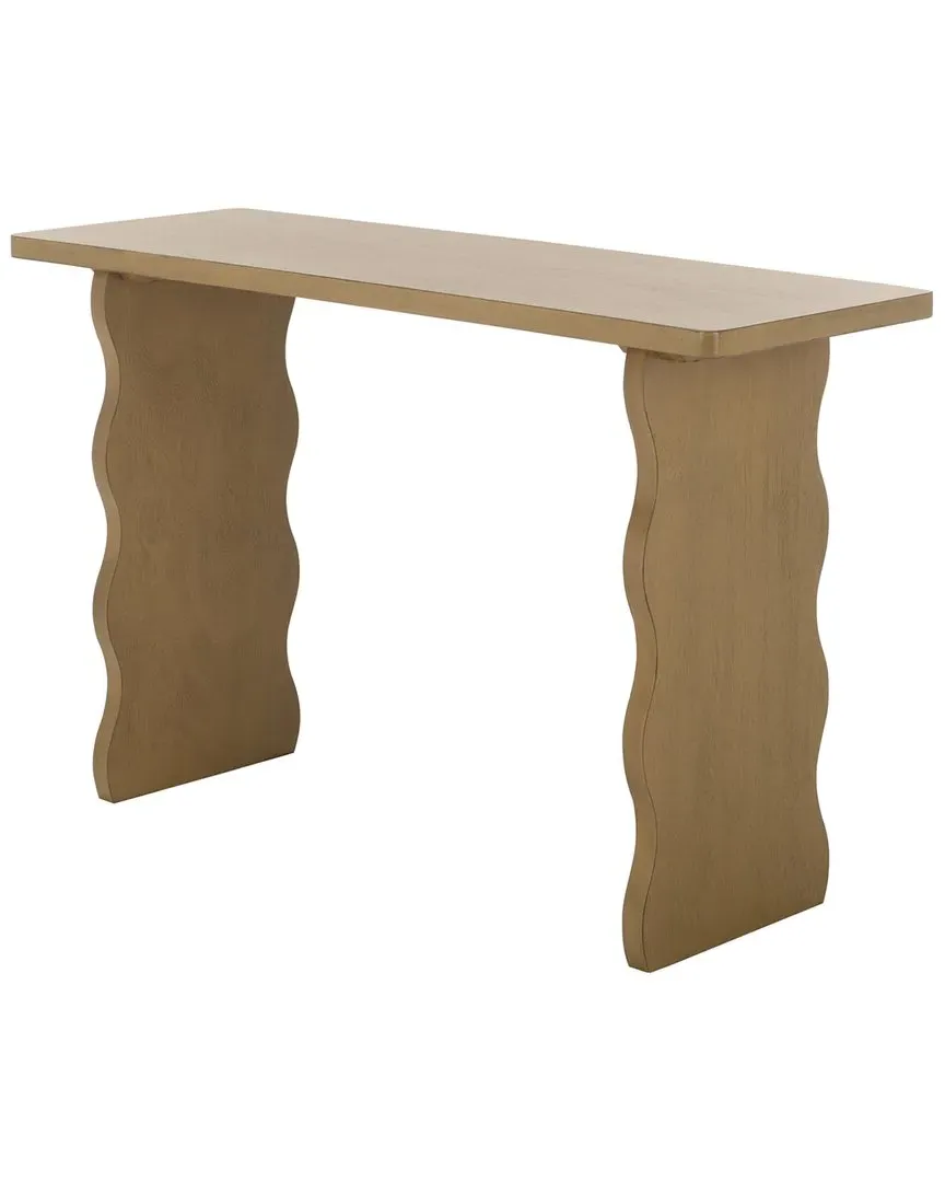 Preslyn Console Table - Brown, Pine Wood
