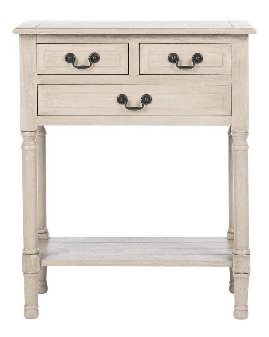 Primrose 3-Drawer Console Table - Grey, Pine