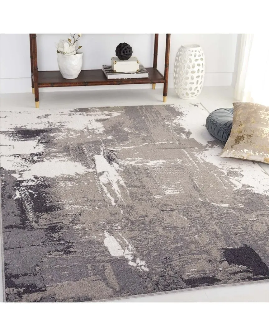 Pyramid Area Rug - Ivory, Polypropylene