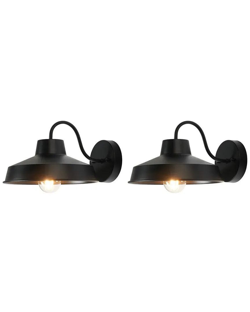 Quarry 9.84in Outdoor Sconce Set of 2 - Black image