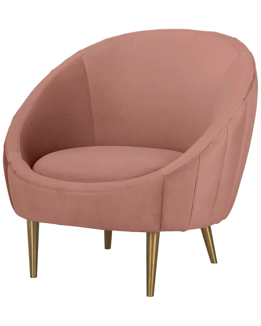Razia Channel Tufted Tub Chair - Pink image