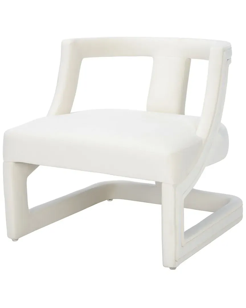 Rhyes Accent Chair - Cream, Velvet image