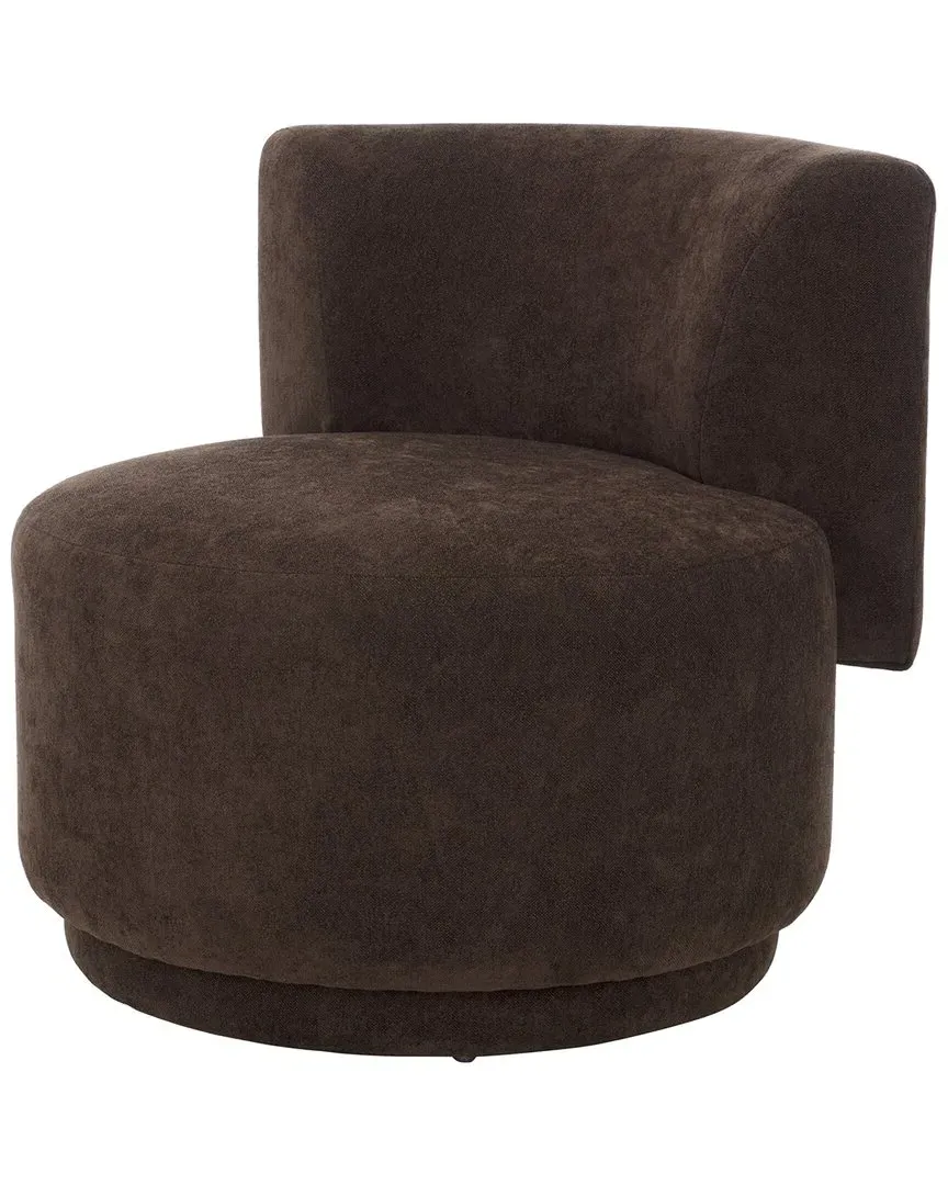 Rhyt Accent Chair - Brown, Fabric