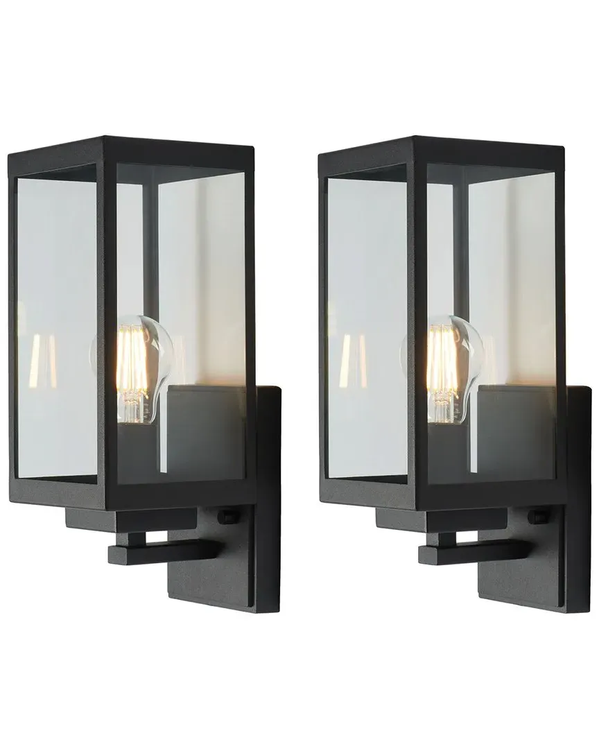 Rinnah Set of 2 Outdoor Sconces - Bronze