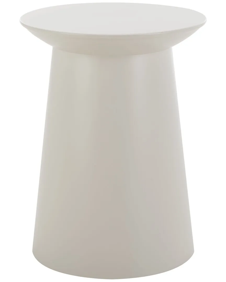 Rivia Round Accent Table - Grey, Iron