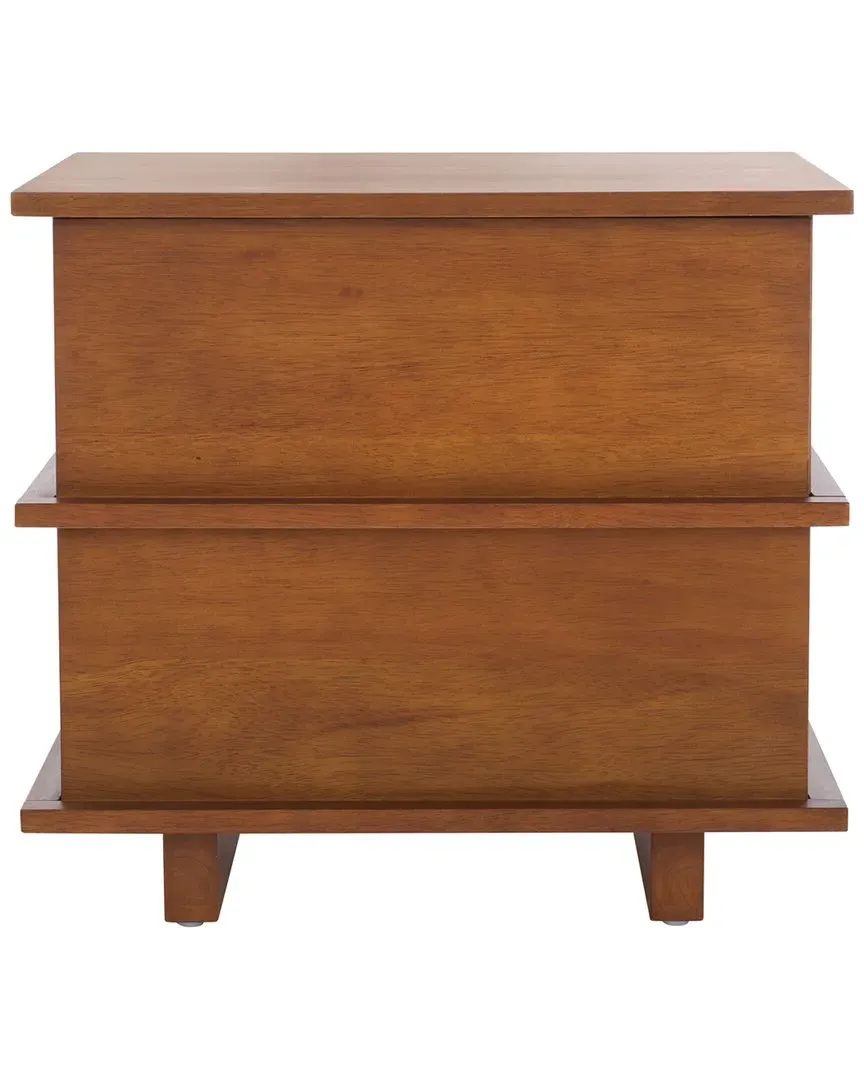 Rodney 2-Drawer Nightstand - Walnut